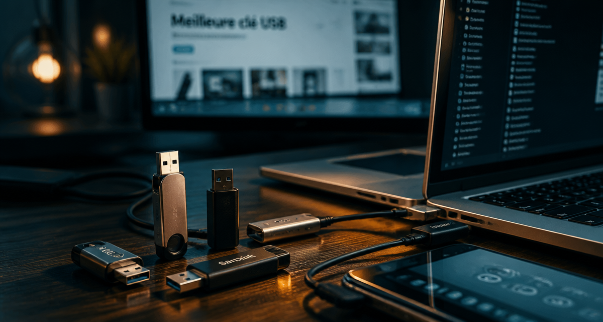 meilleure cle usb sur bureau moderne