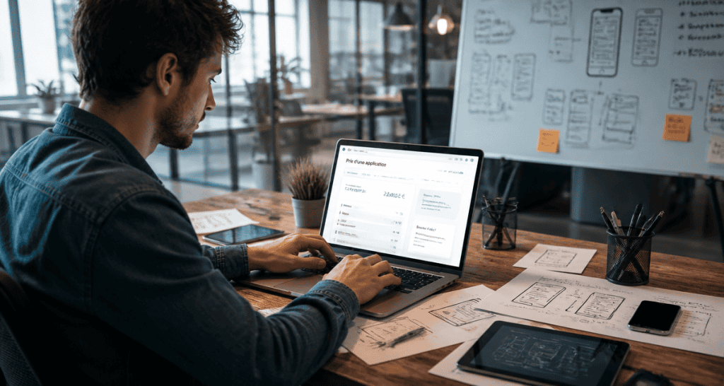 prix application mobile devis sur ordinateur