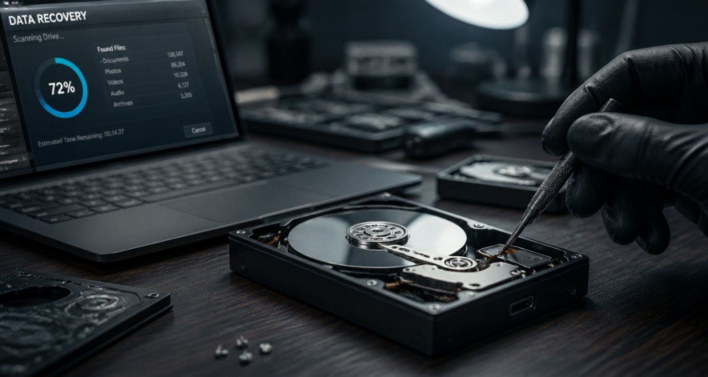 recuperer disque dur externe illisible