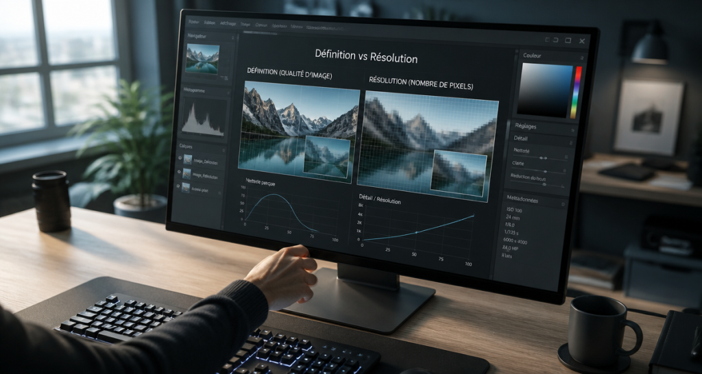 résolution ecran bureau moderne comparaison