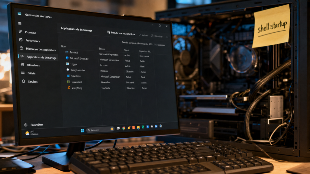 Application au demarrage Windows : optimiser les apps pour démarrer plus vite