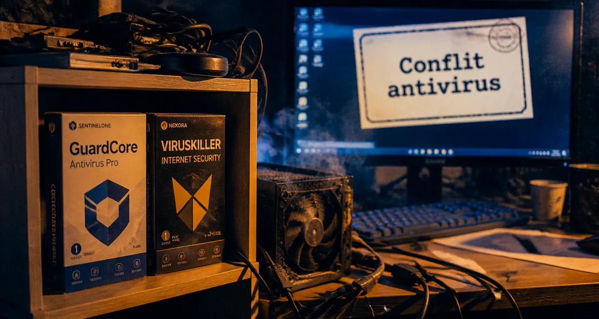 Deux logiciel antivirus : risque de conflit et instabilité PC