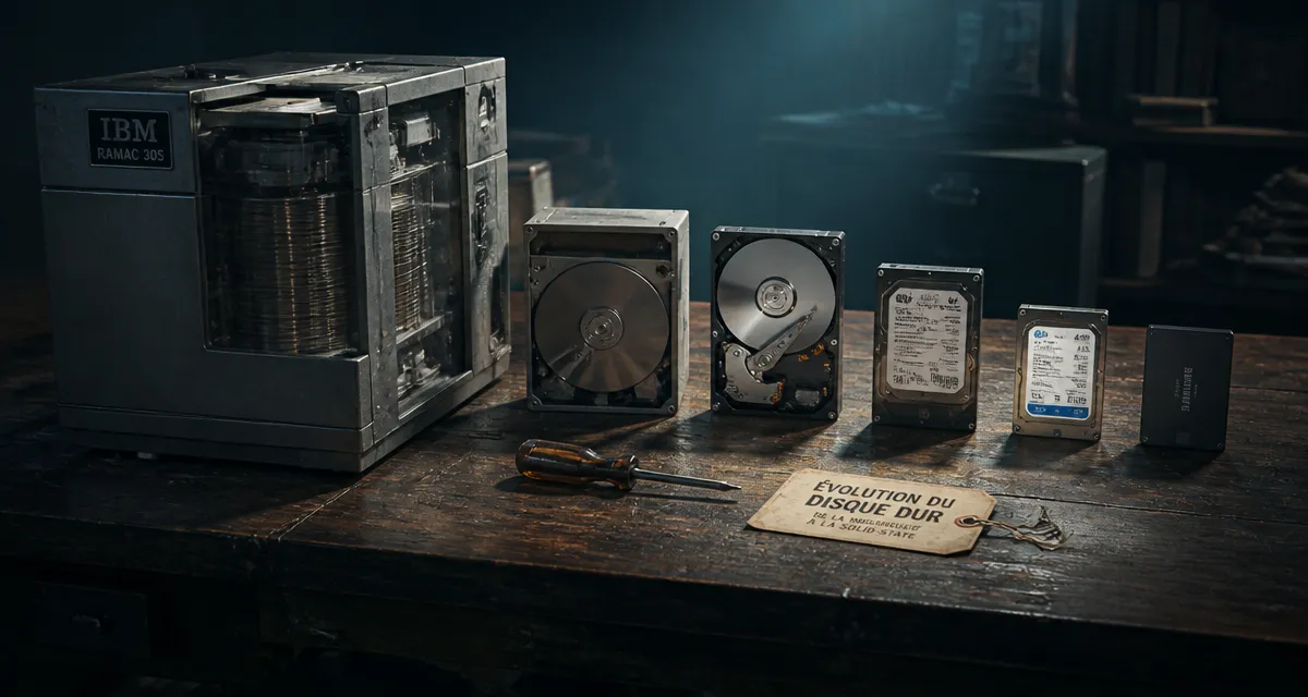 disque dur interne date evolution generations