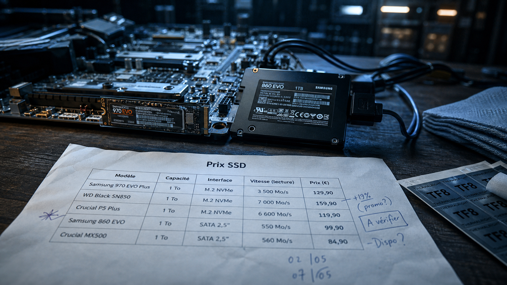Prix SSD : facteurs techniques qui font varier le prix