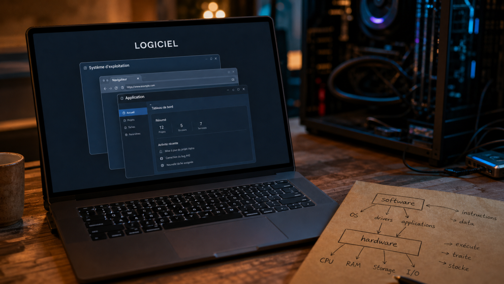 Software définition : interface logicielle et différence avec le hardware