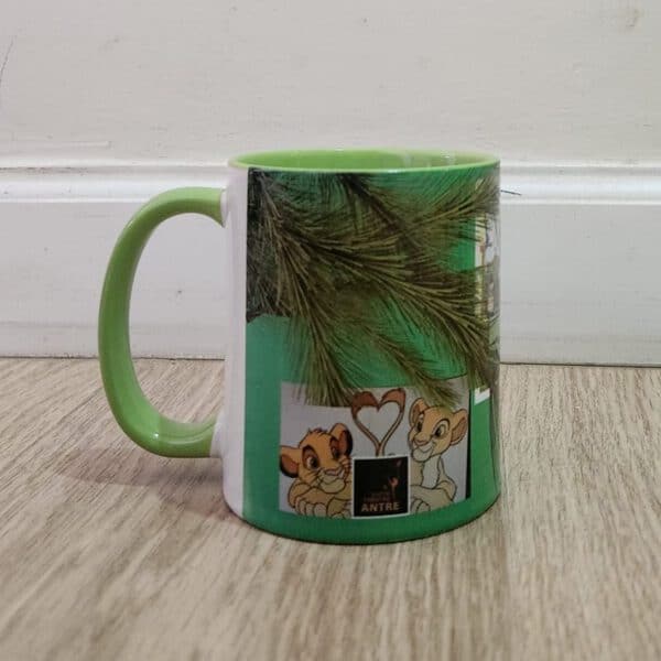 כוס קרמיקה בעיצוב אישי עם ידית עגולה בצבעים - Image 17