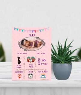 תעודות לידה מעוצבות