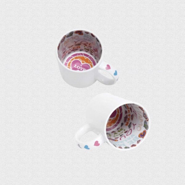 כוס עם כיתוב LOVE פנימי - Image 2