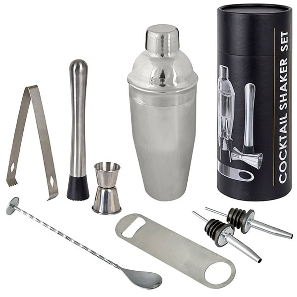 Cocktail Shaker - ערכה להכנת קוקטיילים 8 אביזרי נירוסטה