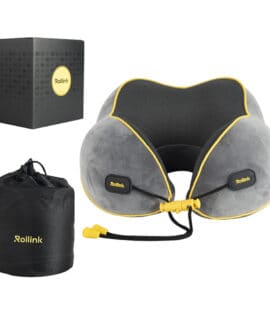Ergonomic Memory Foam כרית לצוואר בנרתיק נשיאה