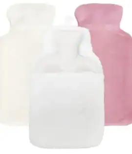 בקבוק מים חמים הוט עם שתי טקסטורות מפנקות - פרווה רכה ובד פליז איכותי. גודל 20X36 ס"מ. מתנה חורפית מושלמת ללקוחות ולעובדים.