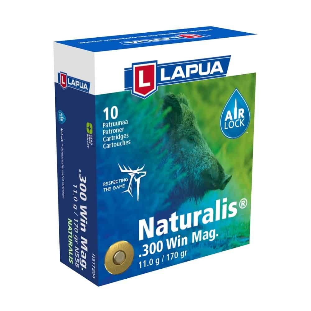 Lapua .300 WinMag 170gr Naturalis 10rds Box - 1 Shot Guns