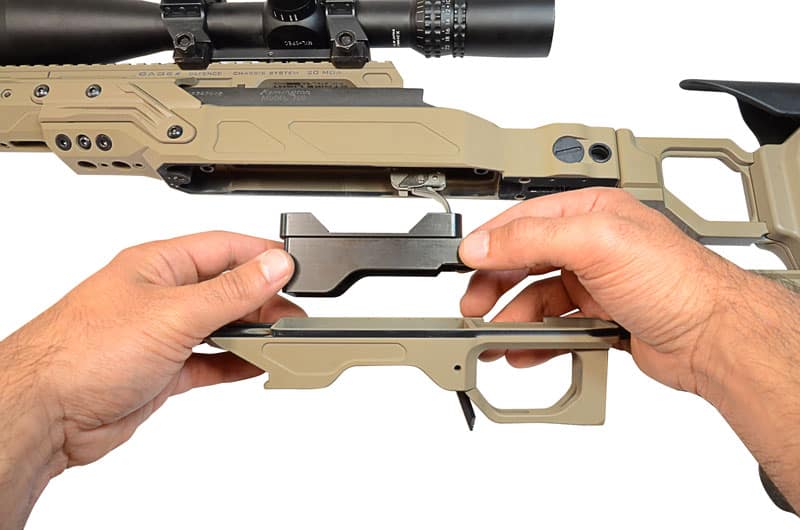 Cadex Defence CDX-40 SHDW, .375 CheyTac, 32", 1-10tw, MX1 Brake, 40 MOA Top Rail, Hybrid Grey/Black - Image 7