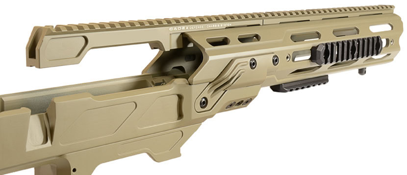 Cadex Defence CDX-40 SHDW, .375 CheyTac, 32", 1-10tw, MX1 Brake, 40 MOA Top Rail, Hybrid Grey/Black - Image 12
