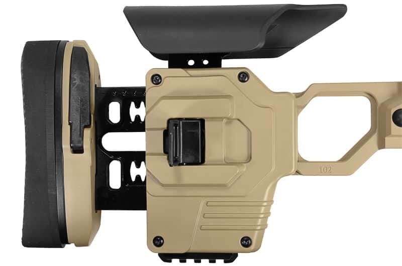 Cadex Defence CDX-40 SHDW, .375 CheyTac, 32", 1-10tw, MX1 Brake, 40 MOA Top Rail, Hybrid Grey/Black - Image 13