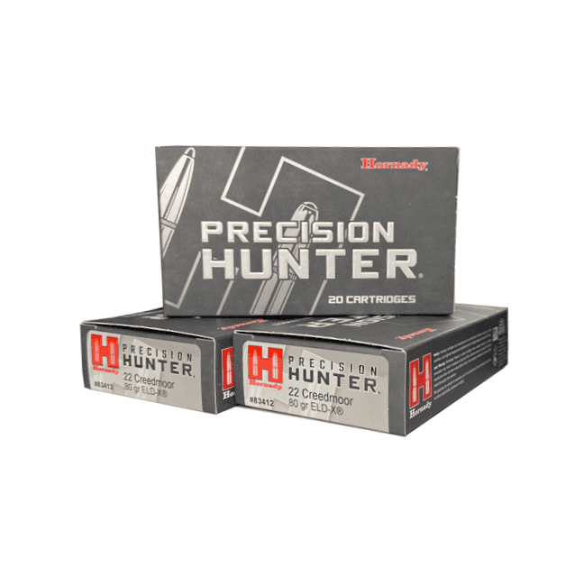 Hornady ELD-X Precision Hunter 80gr .22 Creedmoor