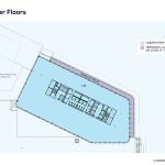 Upper floors layout with laboratory and terrace areas at CambridgeSide.