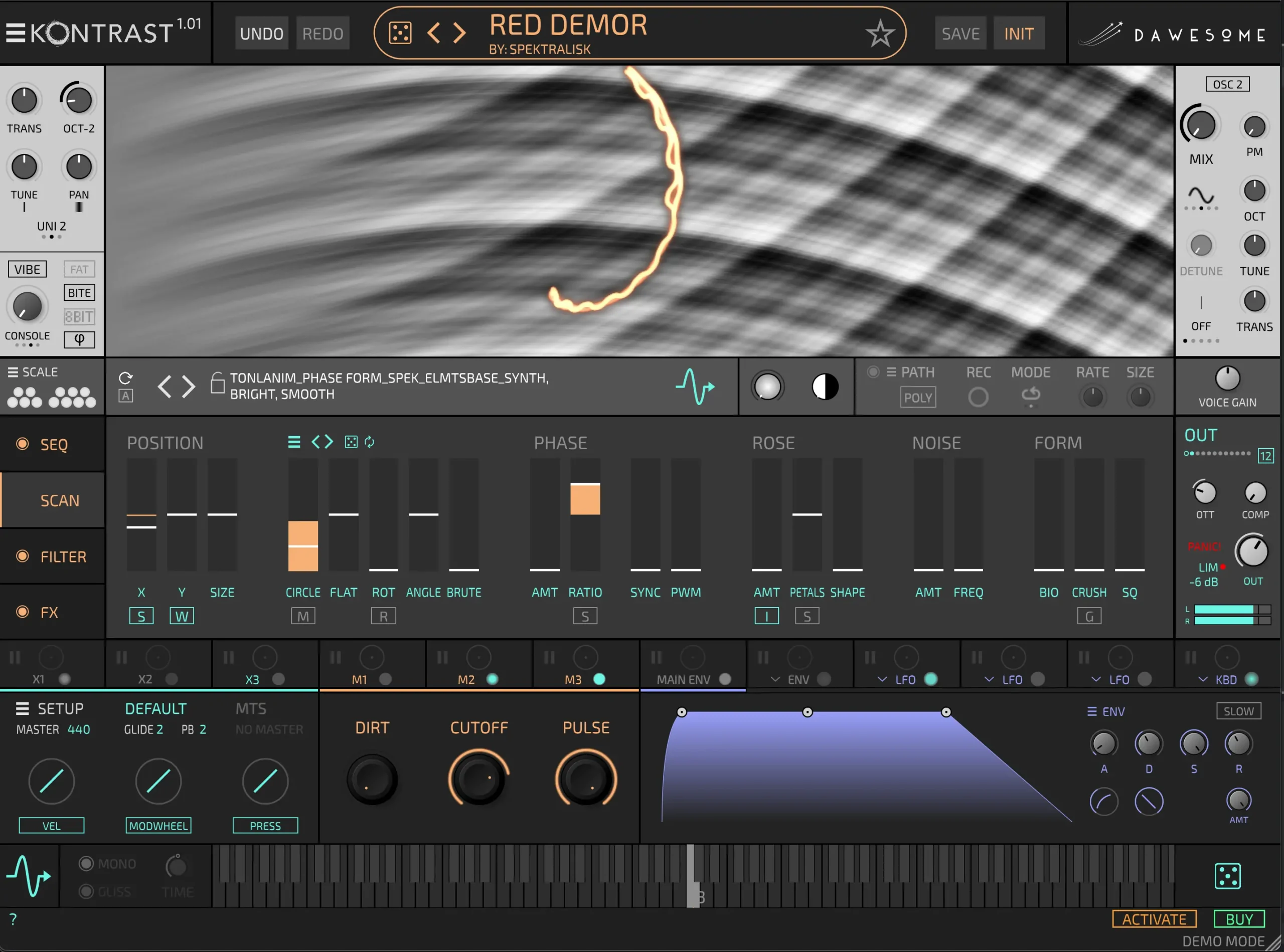 Dawesome Kontrast Interface