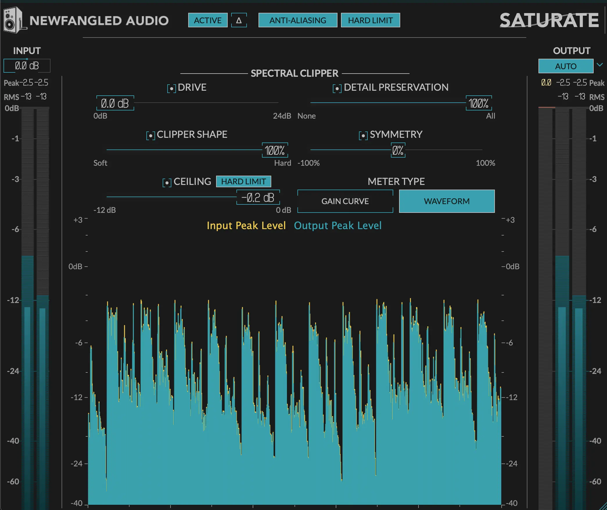 Newfangled Saturator Interface