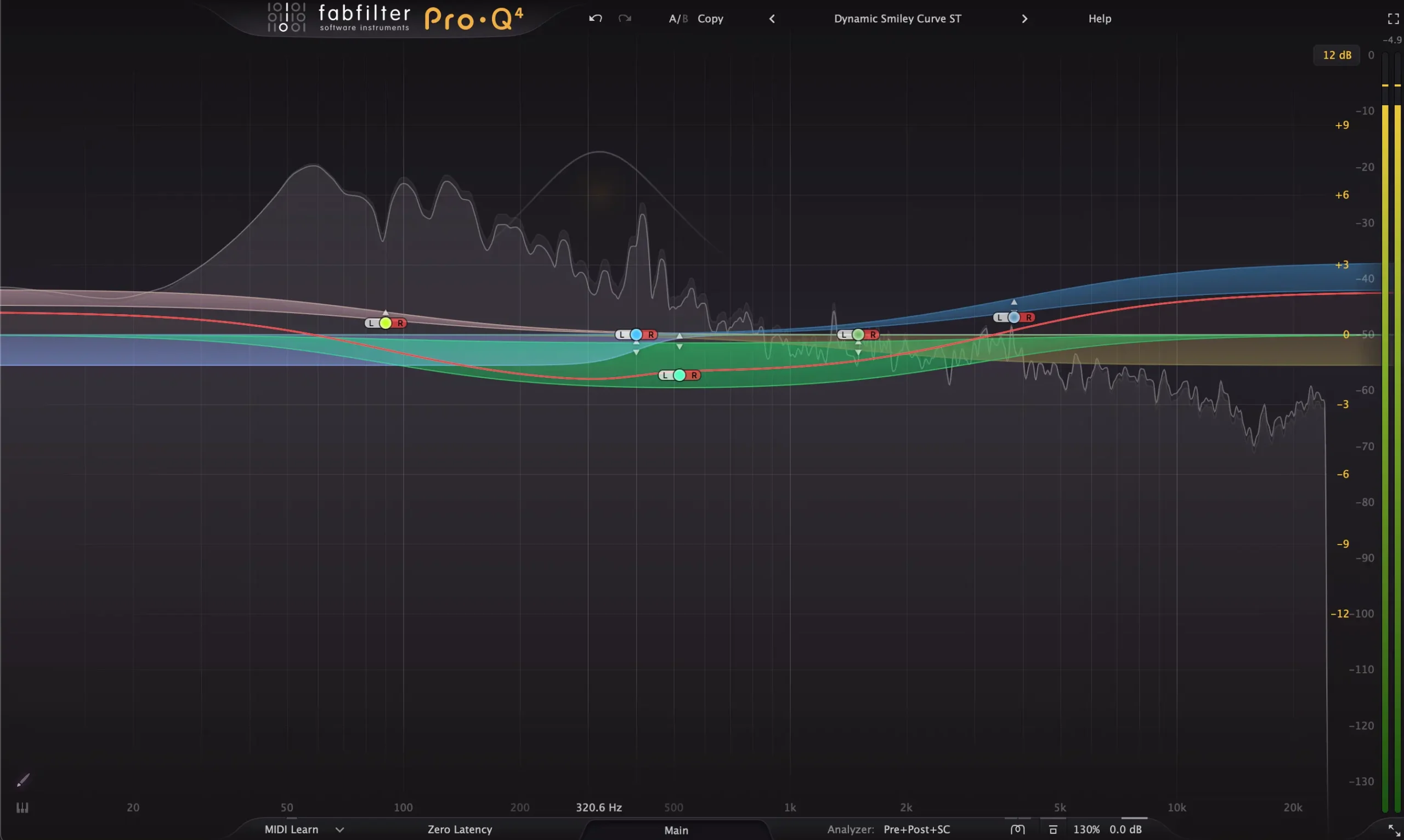 Fabfilter Pro-Q-4 Main interface