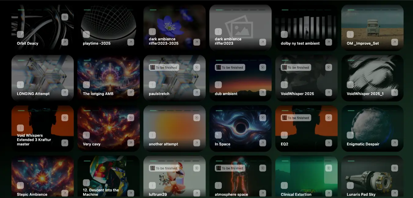 DbDone library overview Thumbnails
