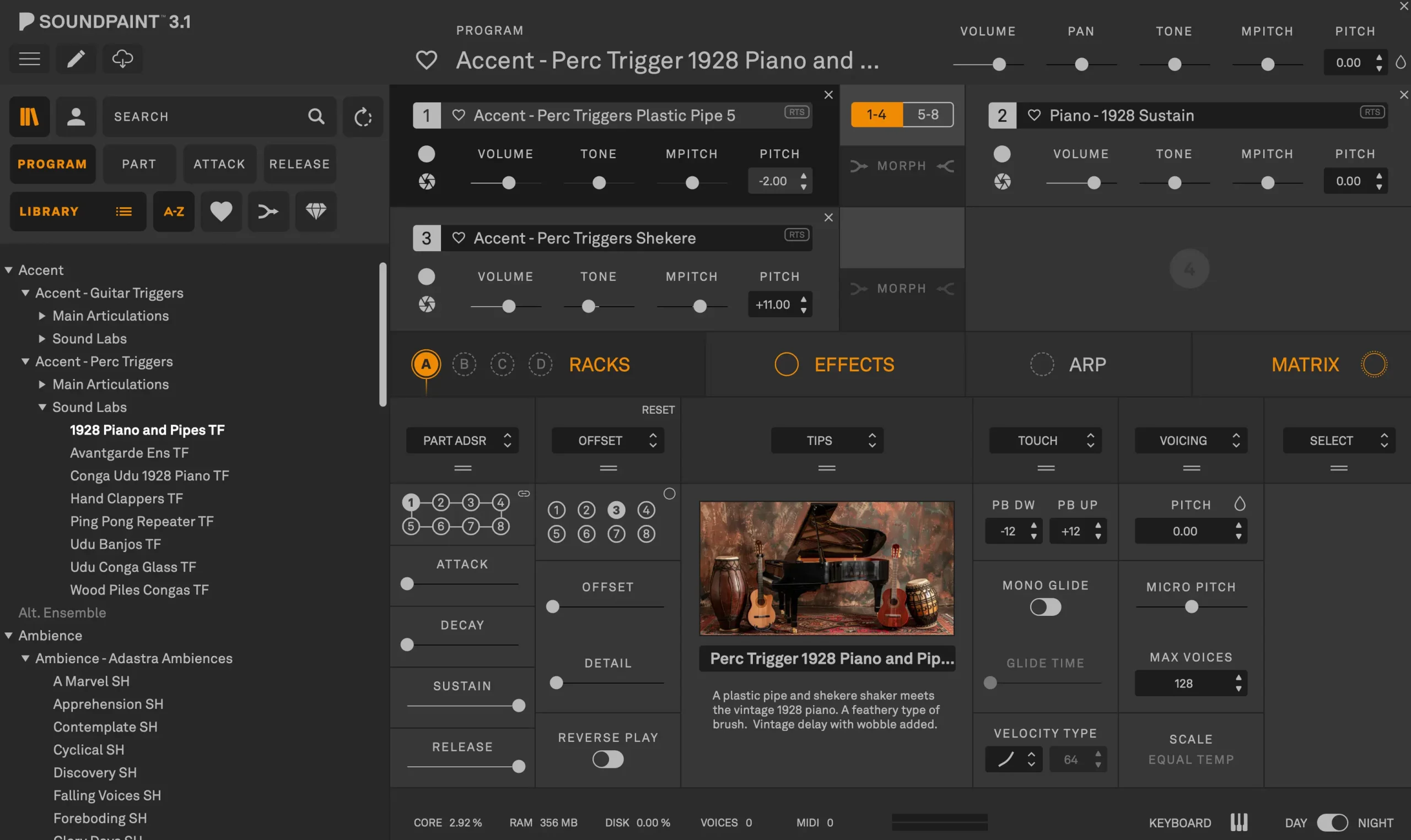 Soundpaint interface scaled 24bit Electronic Music Production