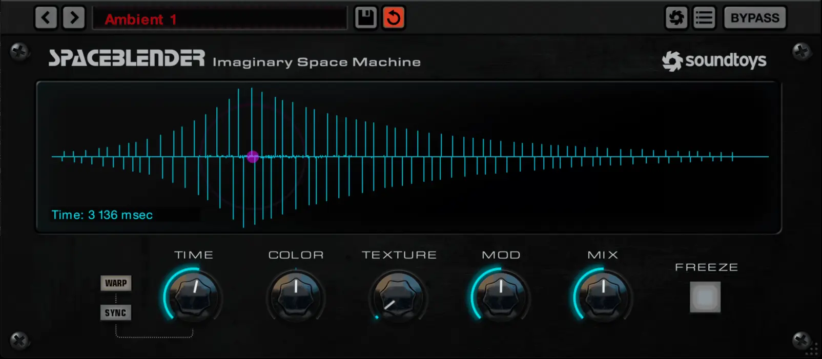 Soundtoys Spaceblender Interface