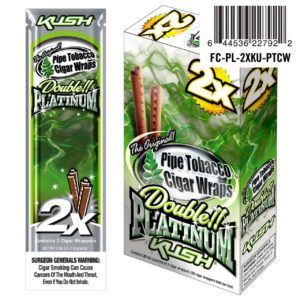 PLATINUM WRAPS 2X (25PK/2CT) KUSH