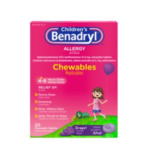 BENADRYL ALLERGY 20CT