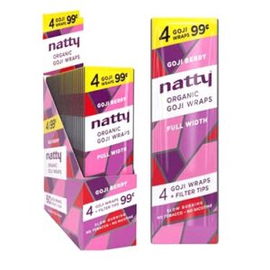 NATTY GOJI WRAPS+FILTER TIPS 4/99C FULL GOJI BERRY