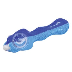 HAND PIPE SILICONE 4.5" MIX DESIGNS HP008P {4774}