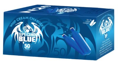 SPECIAL BLUE WHIP CREAM CHARGERS 50CT