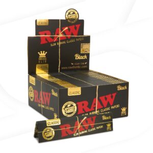 RAW BLACK KING SIZE WIDE  50CT