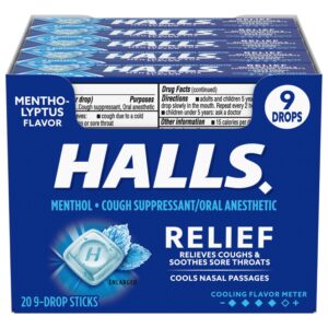 HALLS COUGH DROPS 20CT