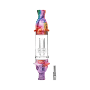 SILICONE NECTAR COLLECTOR W/GLASS NC006 {4390}