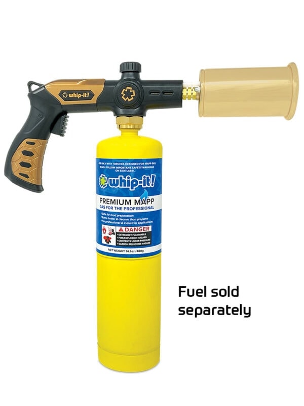 WHIP-IT PREMIUM MAPP GAS W/BARREL TORCH HEAD