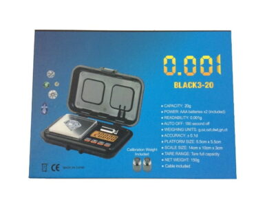 JEWELRY SCALE BLACK3-20 0.001