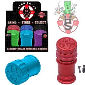 HERB SAVER GRINDER JAR LARGE 6CT DISPLAY