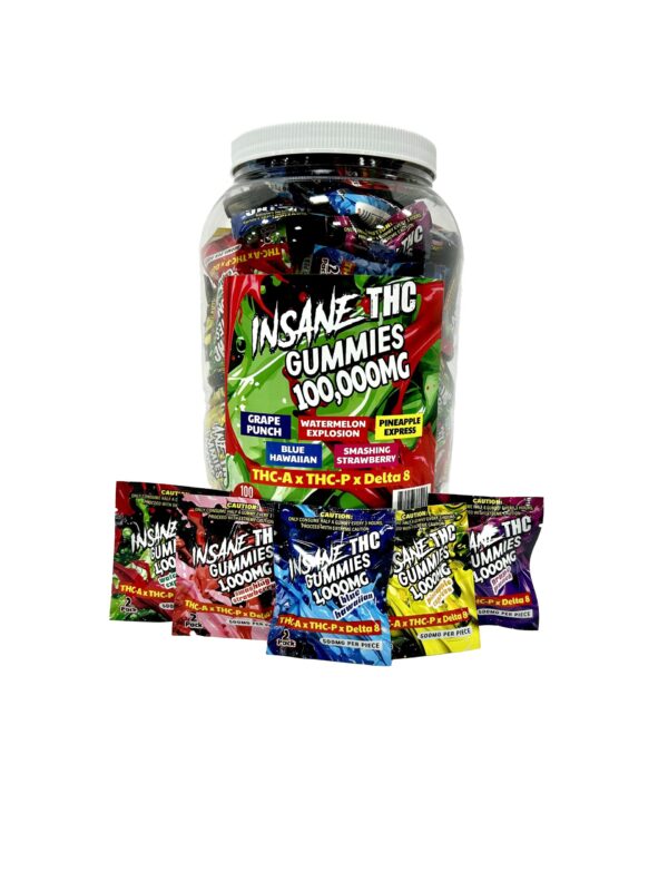 INSANE GUMMIES THC 10CT JAR