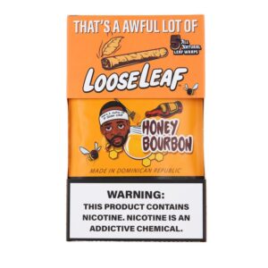 LOOSE LEAF WRAPS 8/5CT HONEY BOURBON