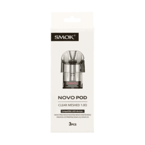 SMOK NOVO POD CLEAR MESHED 1.0OHM 3PCS/PK
