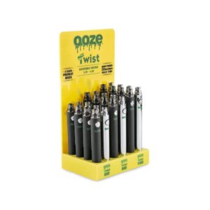 OOZE STANDARD TWIST BATTERY DISPLAY 24CT