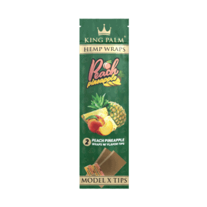 KING PALM WRAPS W/FLAVOR TIPS 2CT/15PK PEACH PINEA
