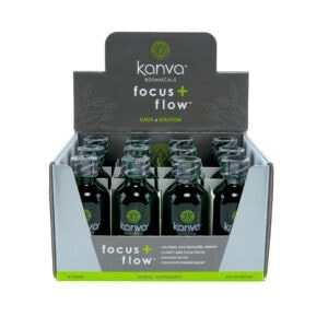 KANVA BOTANICALS KRATOM SHOT FOCUS+FLOW 12CT