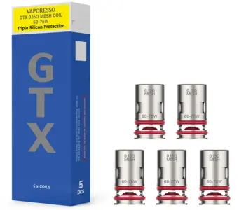 VAPORESSO GTX .15 OHM MESH COIL 60-75W 5 PCS/PK