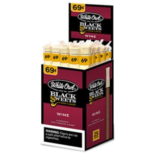 WHITE OWL BLACK SWEETS WINE 69C 25CT