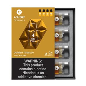VUSE ALTO PODS 2.4% GOLDEN TOBACCO 4 PODS