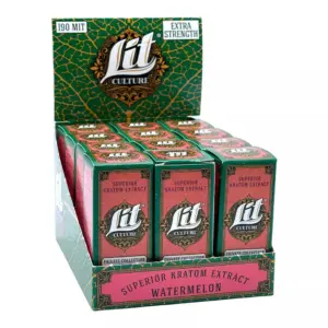 LIT CULTURE KRATOM SHOT WATERMELON 12PK