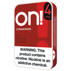 ON! NICOTINE POUCHES 4MG/5PK CINNAMON