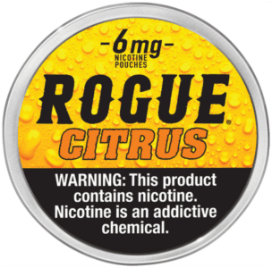 ROGUE NICOTINE POUCH CITRUS 6MG/5PK